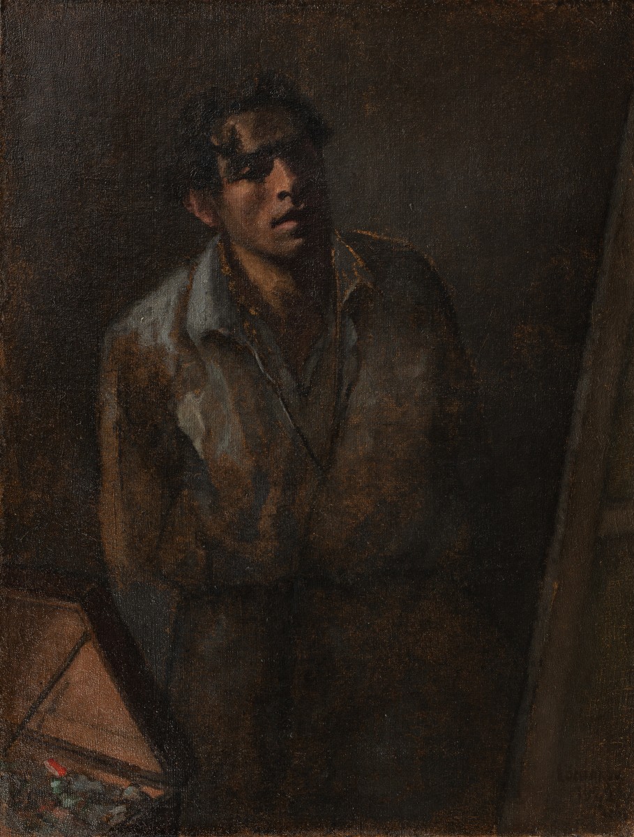 Autoportrait à la palette